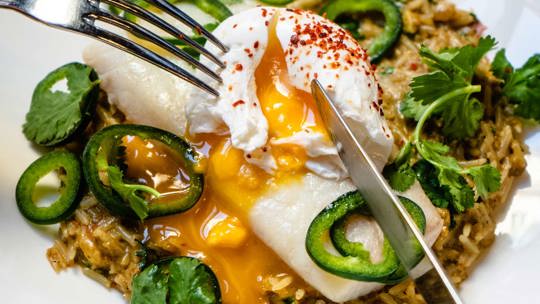 Haddock with Brown Crab Rice