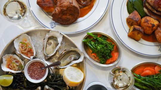 food at Bentley's Oyster Bar & Grill in Mayfair, London