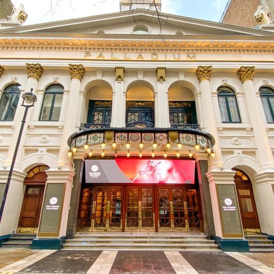 Exterior Of London Palladium